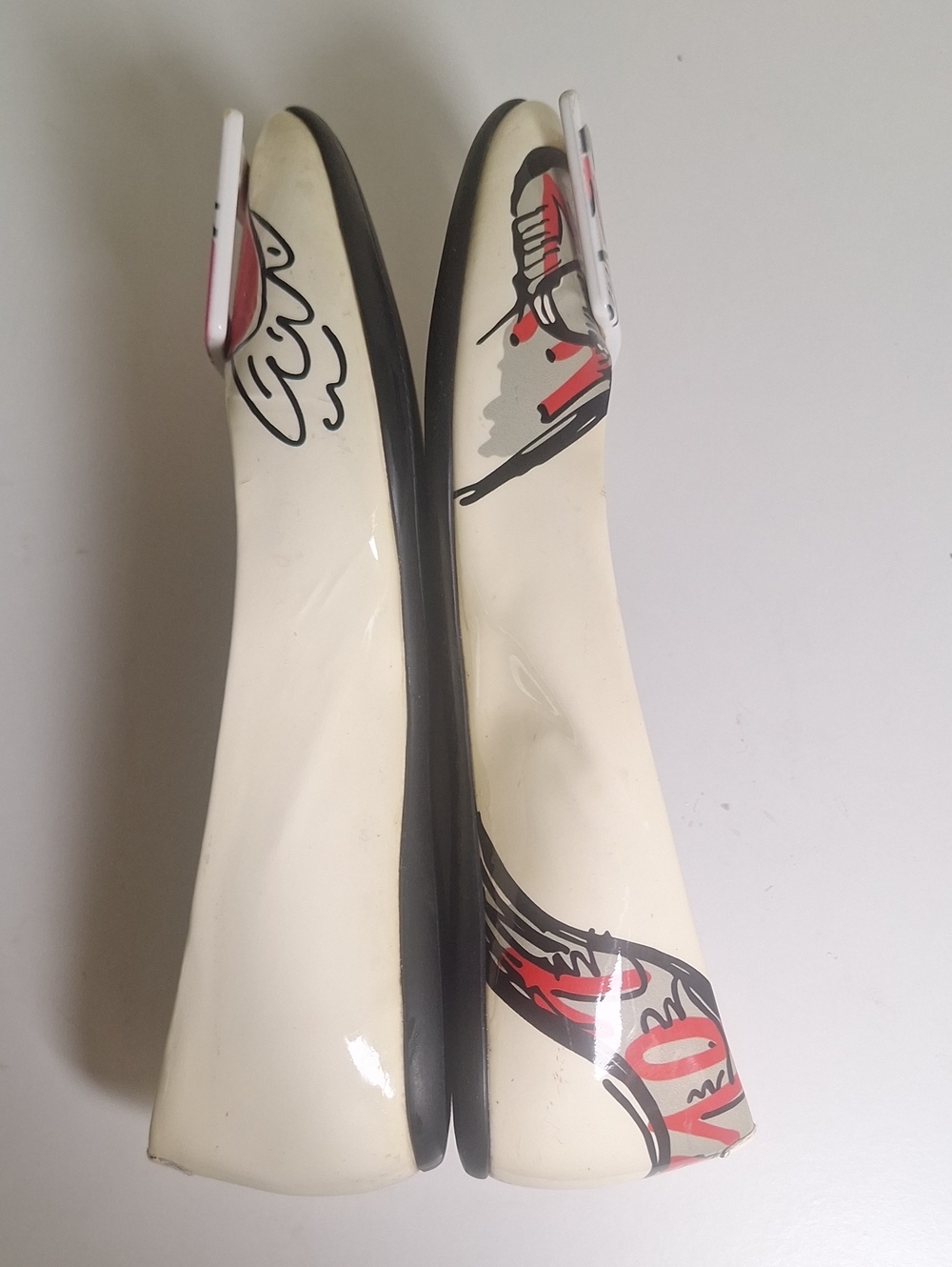 ROGER VIVIER 'Gommette Love Tattoo' Ballet Flats - Women's Size EU 35 - Picture 9 of 16